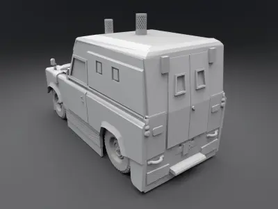 Land Rover RUC APC Scale model 3D print model