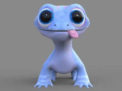 Frozens 2 Bruni Low-poly 3D model