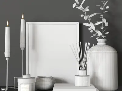 Decorative set hakuna matata 3D model