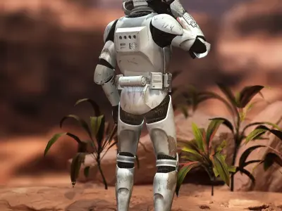 Clone Engineer Phase 2 Low-poly 3D model