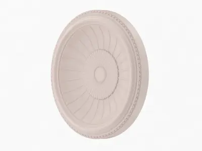 Classic Ceiling Medallion 54 3D model