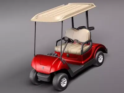 Yamaha Golf Car G29E 2011 3D model