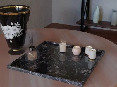 Interior Decoration 3D model get