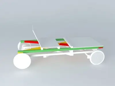 Buildable boxcar Free 3D model