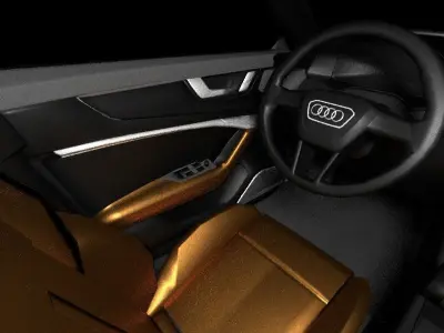 AUDI RS6 Low-poly 3D model from CGTrader