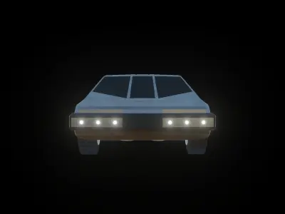 StarCar  Blender File - for animation only 3D model