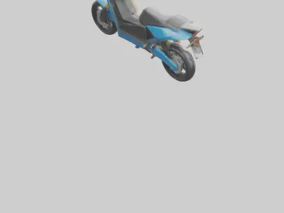 Electric Motorbike model 3D model