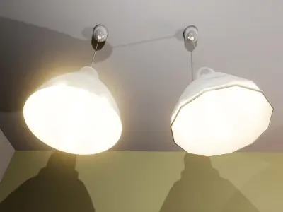 LAMP PACK Low-poly 3D model