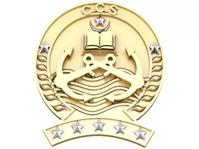 CSS MEDAL PENDANT 3D PRINTABLE MODEL 3D print model