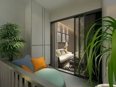 Singapore Residential Interior 3D model