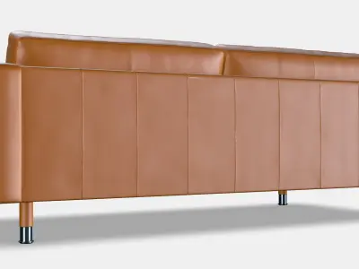 LANDSKRONA 3-seat sofa 7 Low-poly 3D model