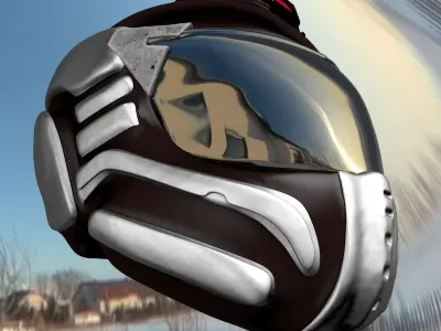Tactical Helmet Package 3D model