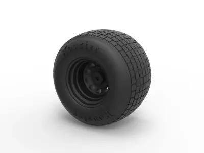  Wheel from Batpod 3D print model