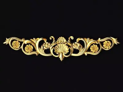 dekor ornament 3D model 2
