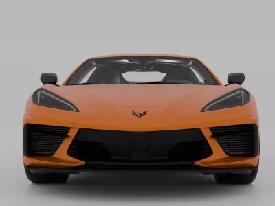 Chevrolet Corvette C8 3D model Textured