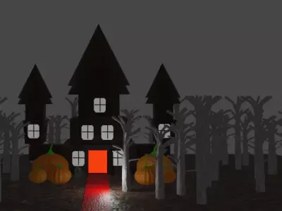 Casa de Halloween  3D model