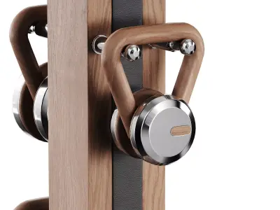 Lova Vertical Kettlebell Set Full 3D model