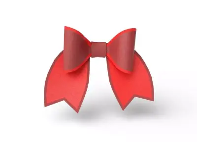 Bow 01 Low-poly 3D model