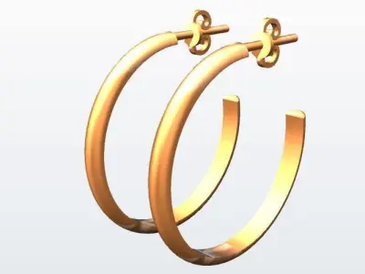 Earrings from Etsy 3D model