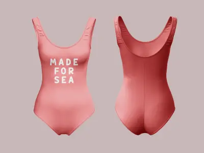 Swimming Suit Marvelous Designer 3D model