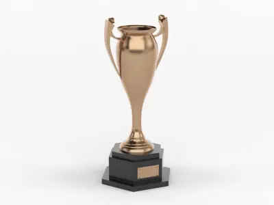 Trophy Cup Collection 3D model shop