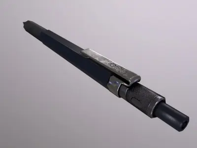 Rotring Pencil Low-poly 3D model