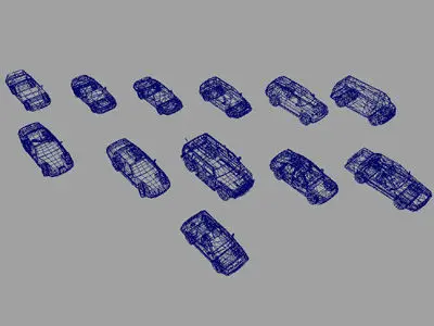 City Car Collection 3D model