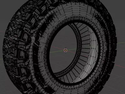 OFF-Road Tire 3D model