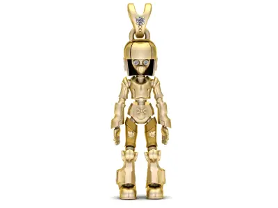 Golden Glaze pentant 3D print model