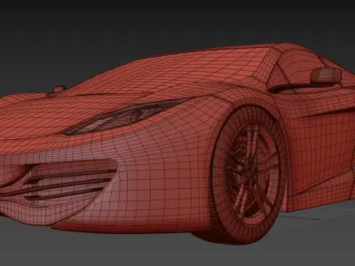 Maclaren mp4 3Dmodel in 3dsmax  3D model