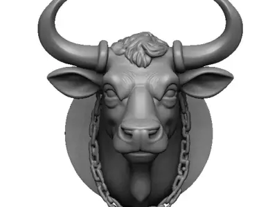 buffalo head 3D print model