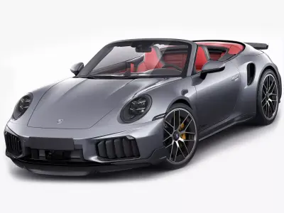 Porsche 911 Turbo S Cabriolet 2026 3D model