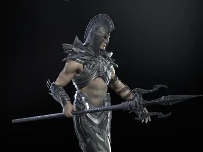 Atlant Low-poly 3D model