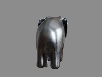 Elephant Decoration Figurine 3D model