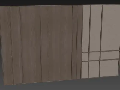 Decorative V48 Wall Panels 3D model