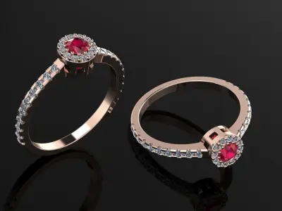 Women Ring 28 3D print model