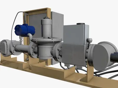 Electricity Generator Model 3D model