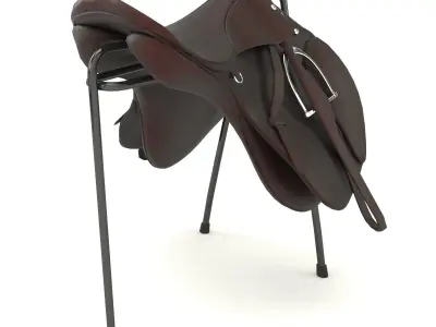 Horse saddle  3D model