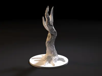 Wood voronoi 3D print model