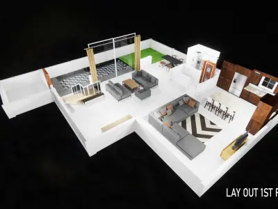 Home Cluster 3D model