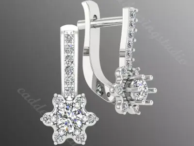 Earrings od108 3D print model