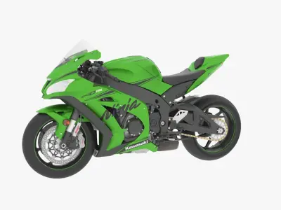 Kawasaki Ninja ZX10-RR 3D model