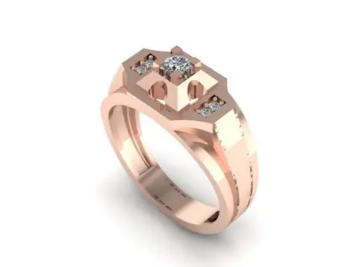 man ring 3D print model