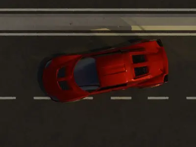 Opel Speedster 2005 model Blender 3D model