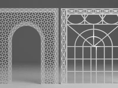 Jali Panel 3D model