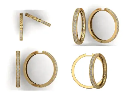 Earrings od52 3D print model