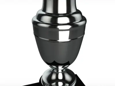 Copa America cup trophy low detail Low-poly 3D model