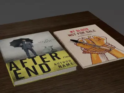 Book basic  Low-poly 3D model