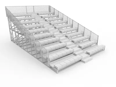 Bleachers 58 3D model