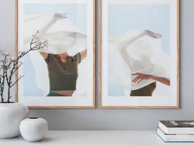 Photo Frames Set  418 3D model